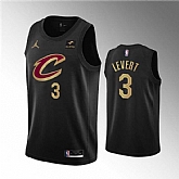 Men's Cleveland Cavaliers #3 Caris LeVert Black Statement Edition Stitched Basketball Jersey Dzhi,baseball caps,new era cap wholesale,wholesale hats